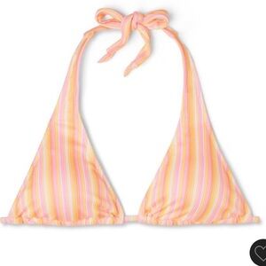 Target Wild Fable XL Striped Bikini Top